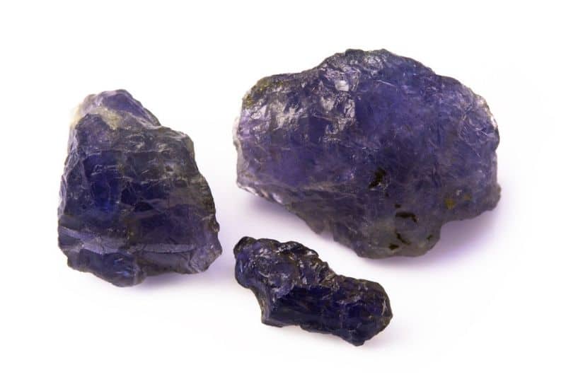 purple iolite gemstone