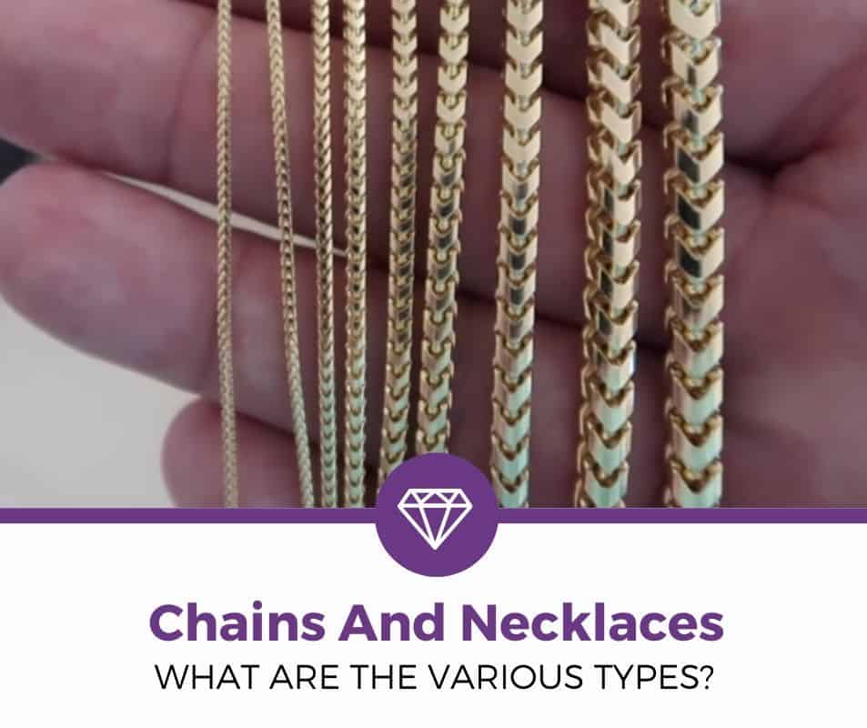 types of gold chains and necklaces