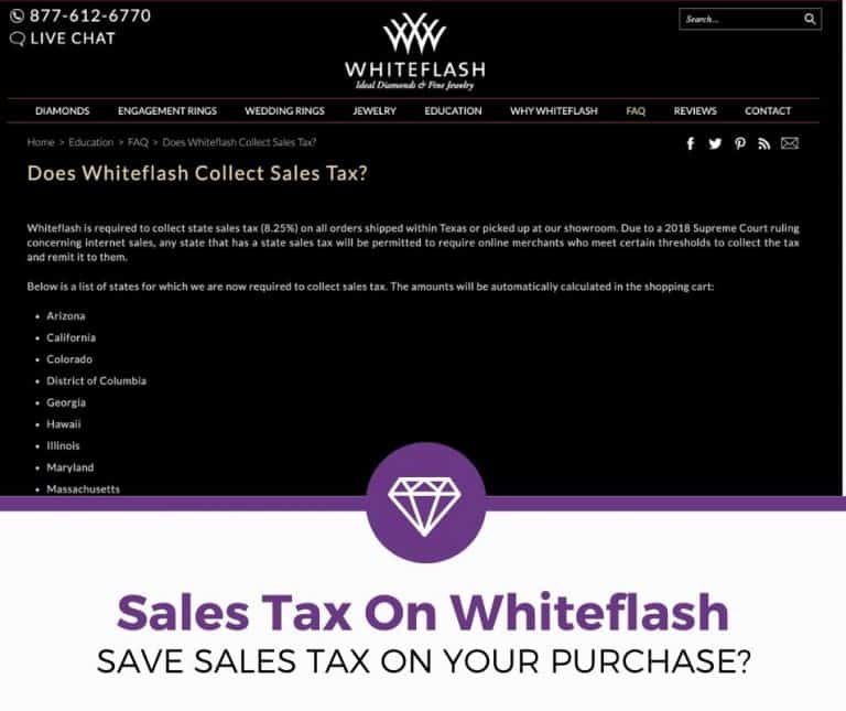 Sales Tax On Whiteflash Jewelry!? (How To Save Money)