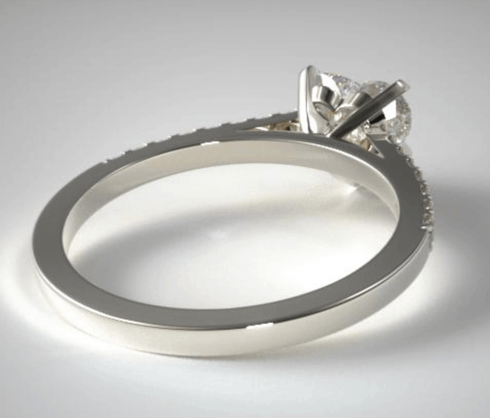 Cathedral Setting  Engagement Ring