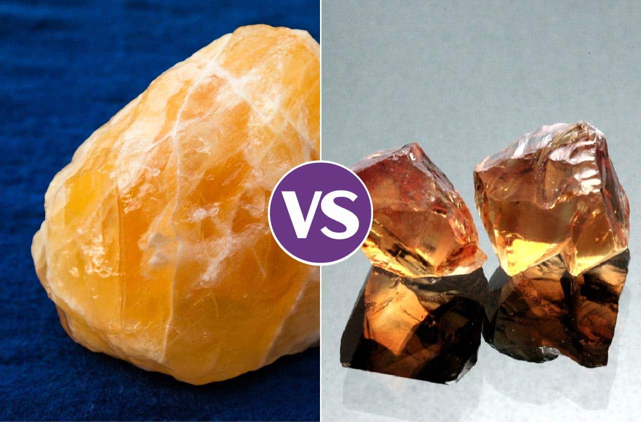 yellow calcite vs citrine