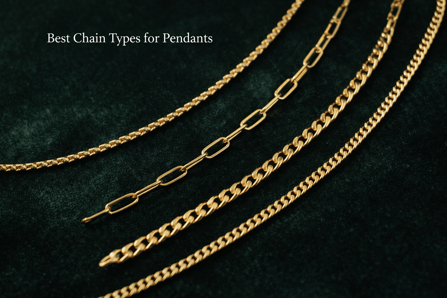 Best Chain Types for Pendants