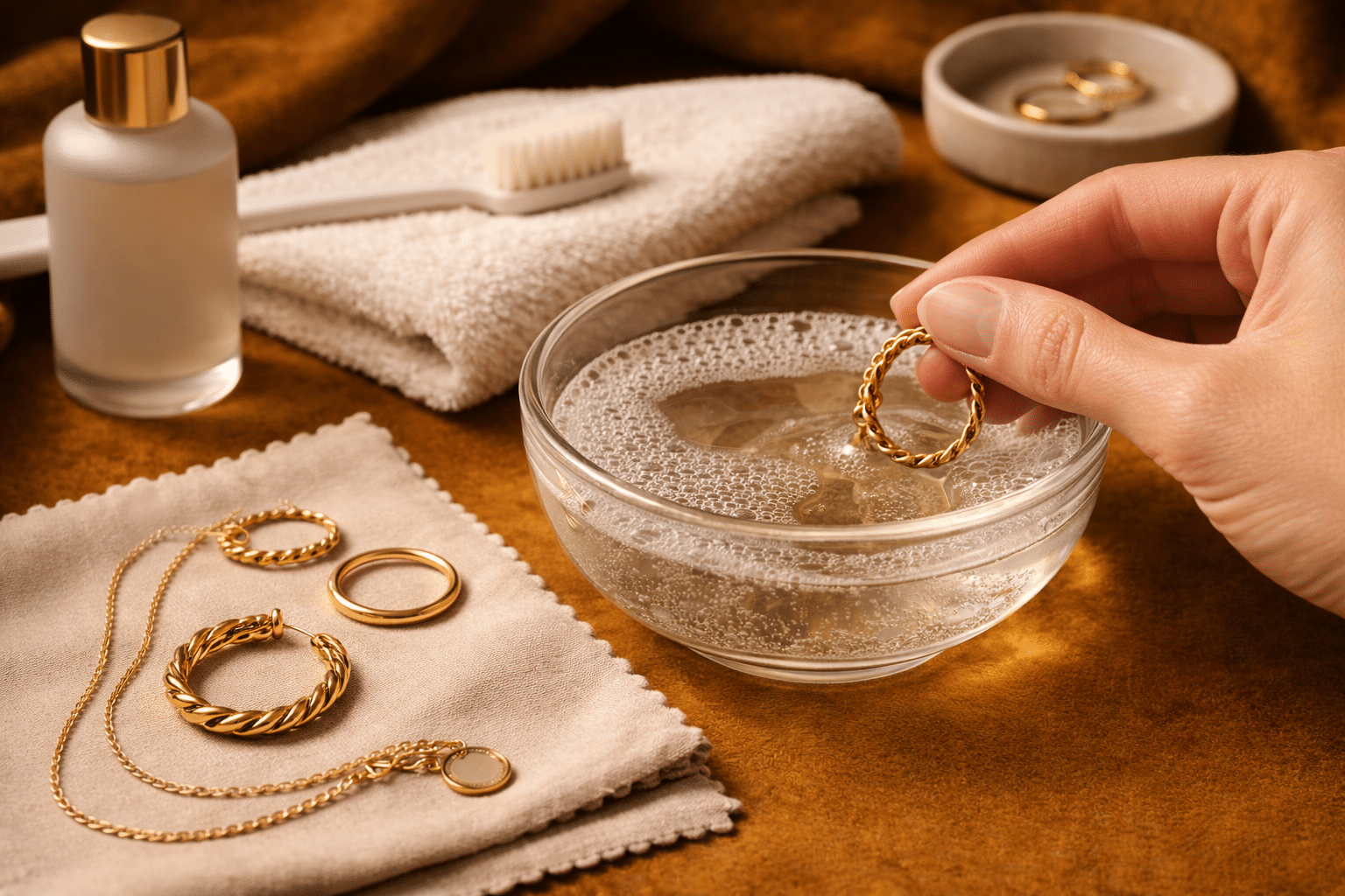 Cleaning Gold-filled Jewelry