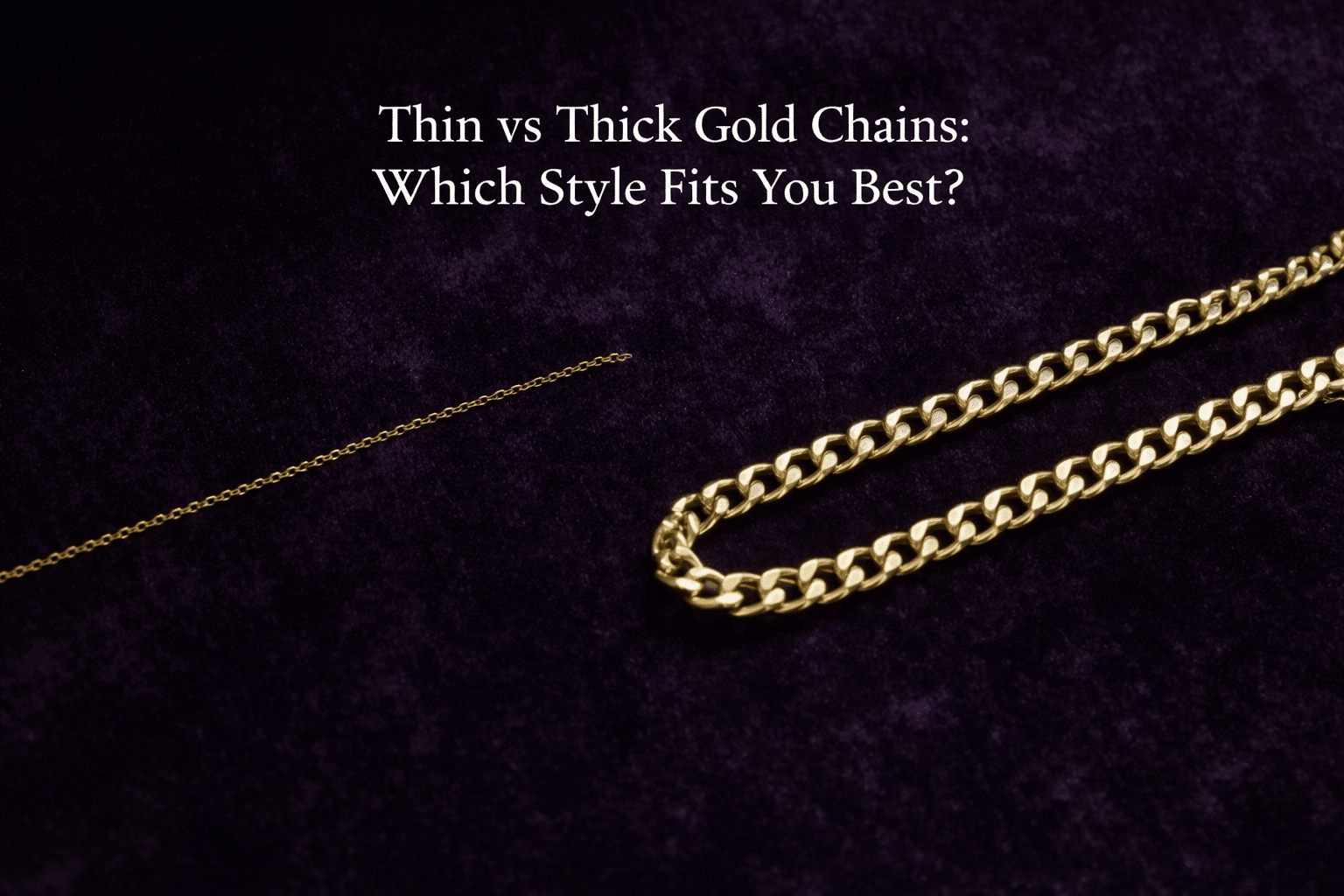 Thin vs Thick Gold Chains