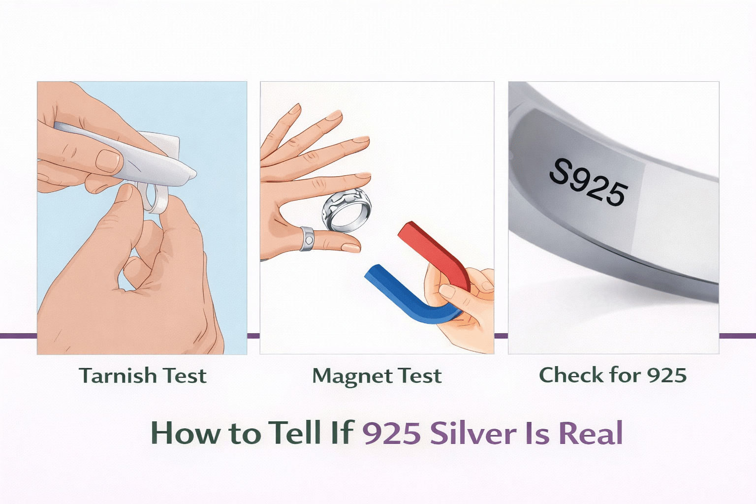 How to Tell If 925 Silver Is Real (6 Authentication Tests)